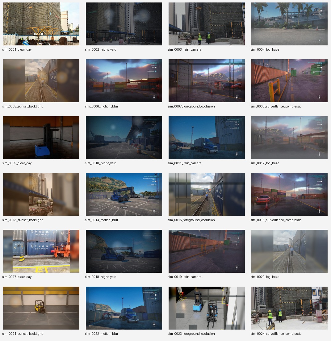 Preview of 48 gantry-scene augmented samples